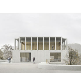 ampliamento USI - Accademia di architettura (Ticino, Svizzera) progetto di concorso
