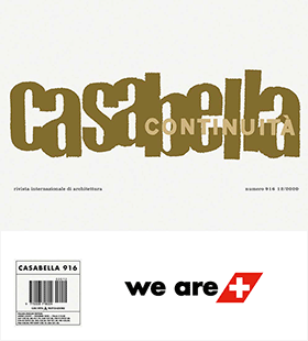 Casabella 916, We Are Swiss, dicembre 2020