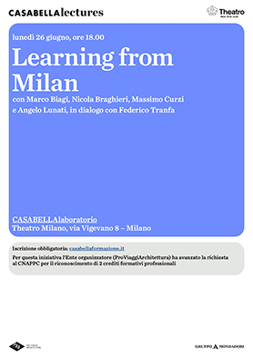 Learning from Milan, Casabella laboratorio, 2023